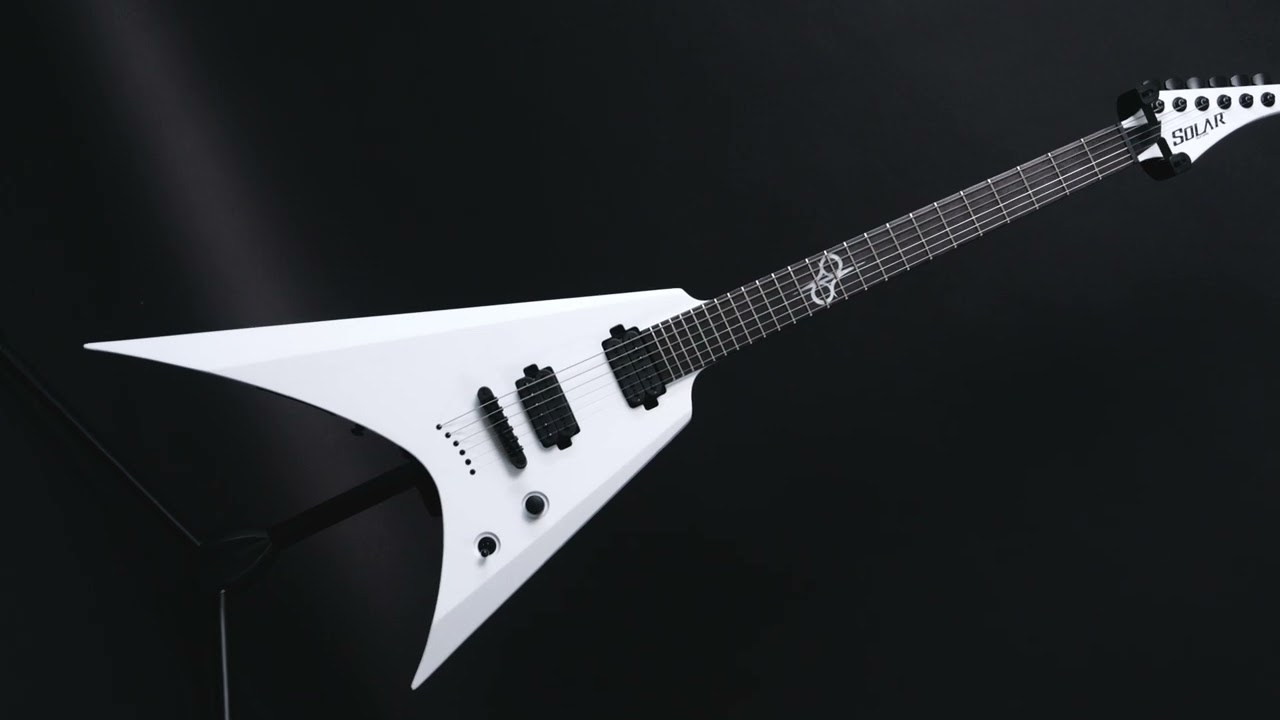 Solar VAR2.6W Electric Guitar - White Matte