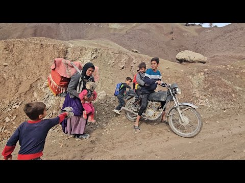 Where is Babak?🤔 Fencing the rural house and the return of Narges and the children to the cowshed