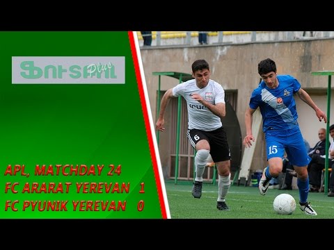 APL, matchday 24 FC Ararat Yerevan - FC Pyunik 1-0