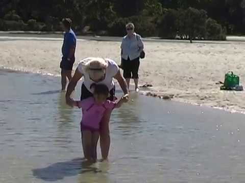 The burbles at the beach!