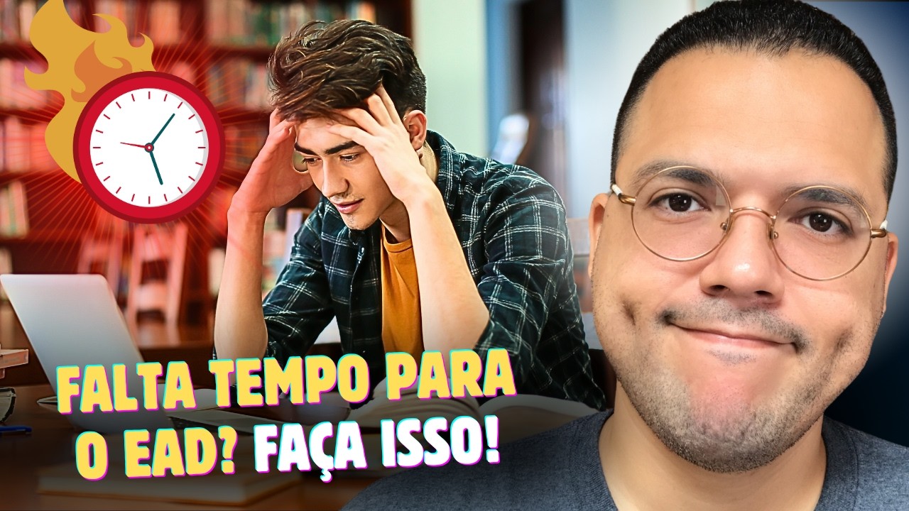Como Vencer a FALTA DE TEMPO no EAD e se Formar RÁPIDO!