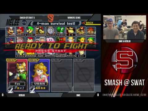 Smash @ Swat 5: R2DLiu (Fox) vs BMC (Peach) - Winners Semis