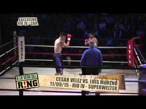CESAR VELEZ VS LUIS MORENO  (PARTE 1)