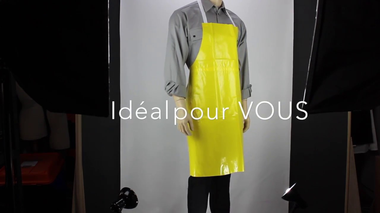 Tablier étanche En PVC - Pour Travaux Extérieurs Et Cuisine - Neuf Avec étiquettes