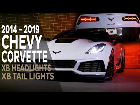 2014 - 2019 C7 Corvette XB Headlights and Tail Lights By Morimoto