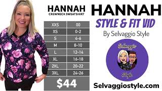 Breast Cancer Awarness Crewneck sweatshirt *NEW* HANNAH LULAROE