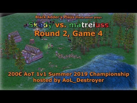Summer 2019 Championship, R2 - Skady vs. matreiuss, Game 4 - Age of Mythology: The Titans