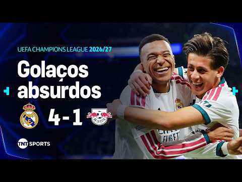 Gols e melhores lances de Real Madrid x RB Leipzig
