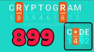 CRYPTOGRAM 899