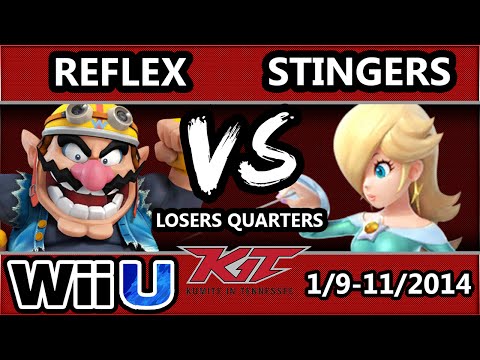 KiT 15 - Stingers (Diddy Kong) Vs. Reflex (Wario) SSB4 Losers Quarters - Smash 4