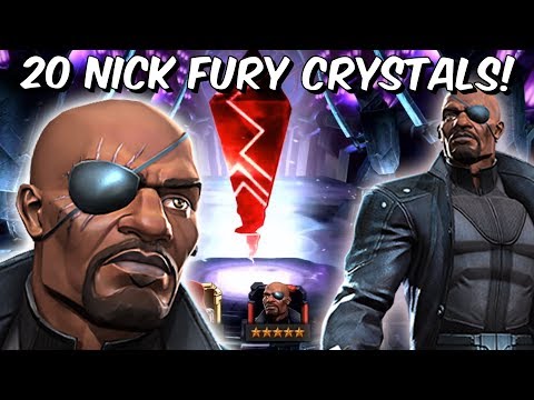 20x 5 Star Featured Nick Fury Grandmaster Crystal Opening! - Marvel Contest of Champions