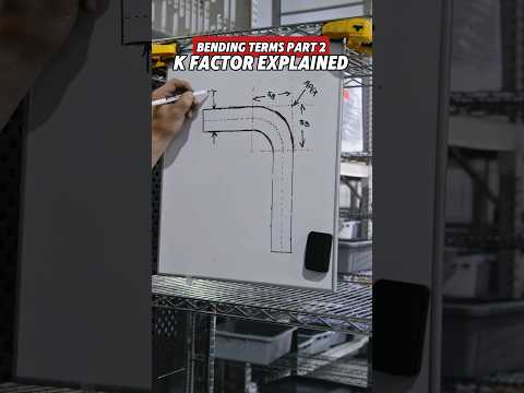 Sheet metal bending part 2. Here’s how you get the k-factor of your part #sheetmetal #metalbending