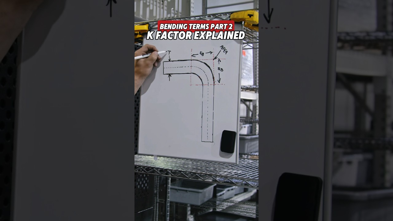 Sheet metal bending part 2. Here’s how you get the k-factor of your part #sheetmetal #metalbending