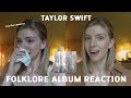 TAYLOR SWIFT FOLKLORE ALBUM REACTION