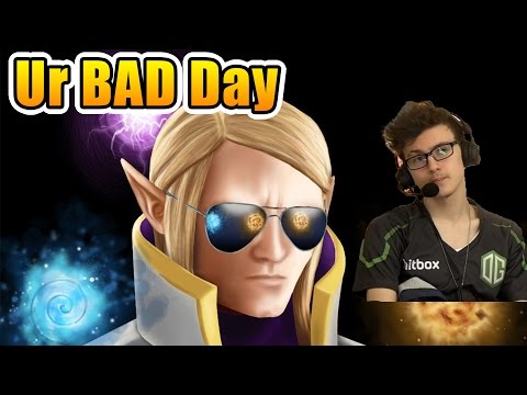Miracle- Dota 2 [Invoker] Ranked Match - Today is Your BAD DAY