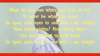 Liv Dawson - Open Your Eyes (Lyrics Video)