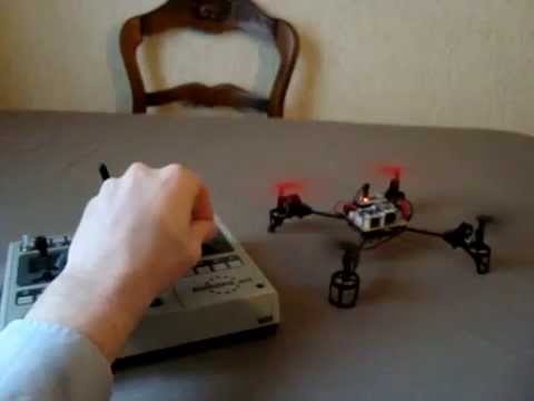 Radio controlled Quadcopter with arduino and brushed motors