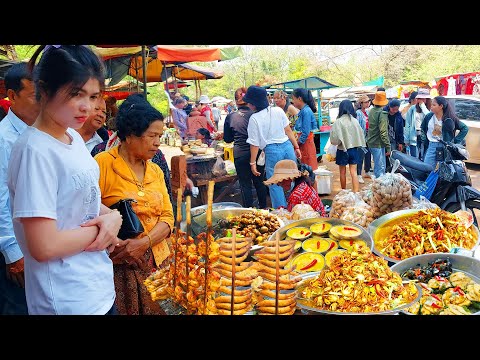 Amazing Street Food - Countryside Best Street Food - Cambodia Food Market Compilation