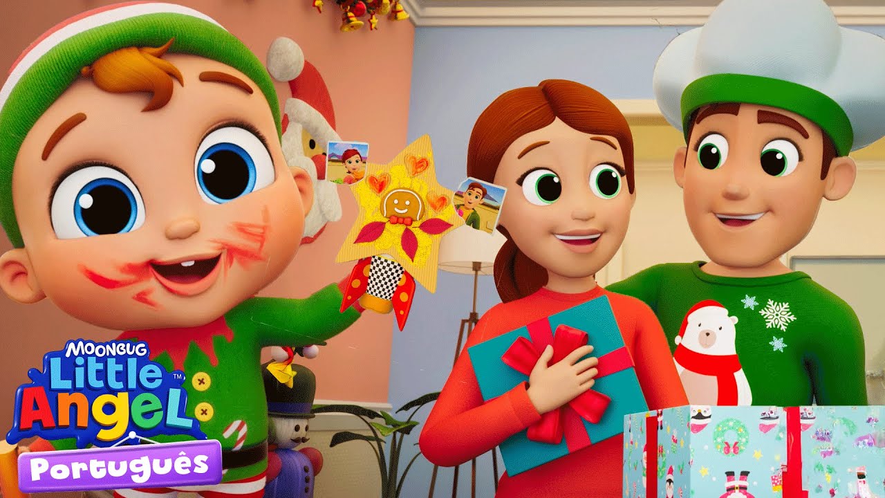 ⭐ Novo Episódio ⭐ O melhor presente de Natal de todos 🎁🎄 Little Angel Brasil | Músicas Infantis