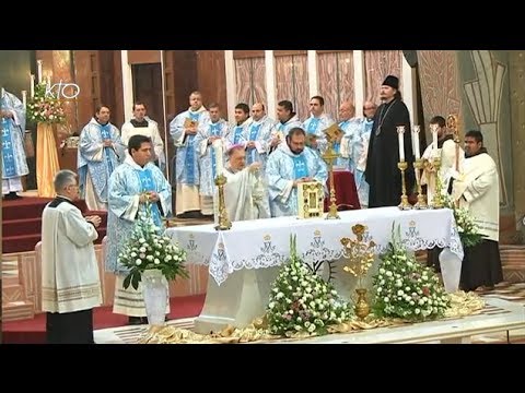 Messe en la Basilique de l’Annonciation de Nazareth