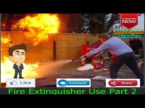 How To Use Fire Extinguisher ! Fire Extinguisher Training ! Hindi Urdu Part 2 Video