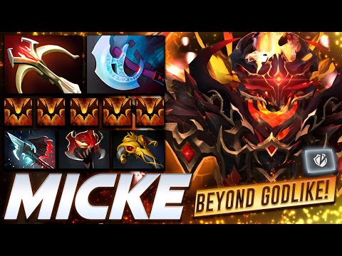 Micke Shadow Fiend Godlike - Dota 2 Pro Gameplay [Watch & Learn]