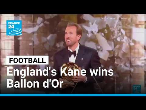 England's Kane wins Ballon d'Or, Putellas claims women's award