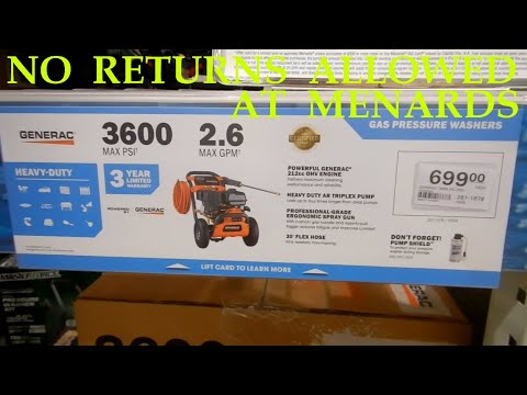 Menards Return Policy