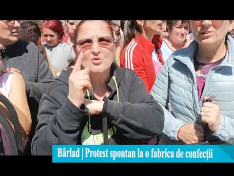 Vaslui | Protest spontan la o fabrică de confecții din Vaslui