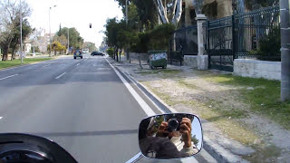 preview picture of video 'Driving motorbike from FALIRO to LAGONISI - Athens'