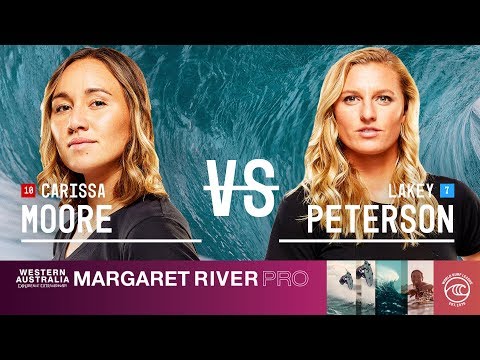 Carissa Moore vs. Lakey Peterson - Semifinals, Heat 2 - Margaret River Pro W 2019