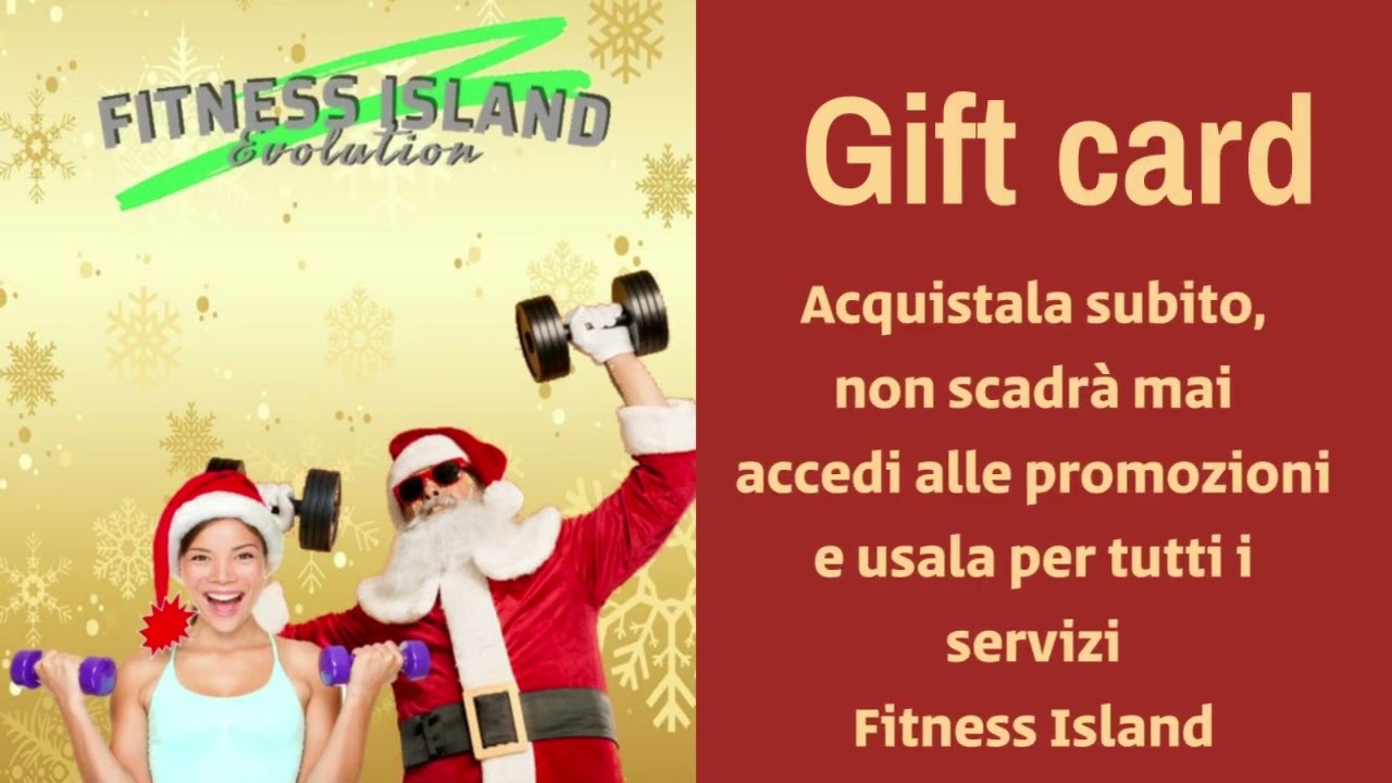 video promo natale 2022 Fitness Island