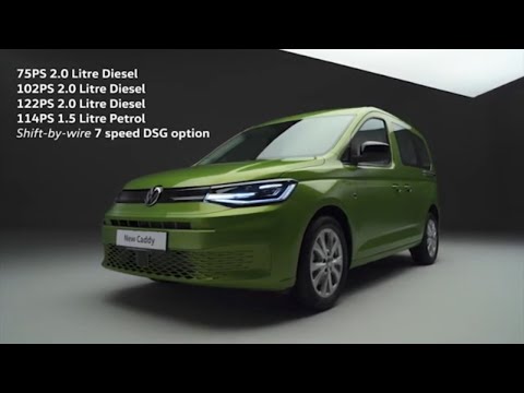 New 2021 VW Caddy Cargo & Passenger Carrier   Detailed overview   Exterior, Interior, Cargo space