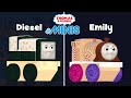 Thomas Friends Minis New FOOD ENGINE Sushi Diesel And Sweat Emily
