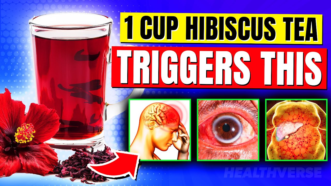 DRINK 1 Cup Hibiscus Tea Every Day BEFORE BED, See What Happens To Your Body (Hibiscus Tea Benefits)