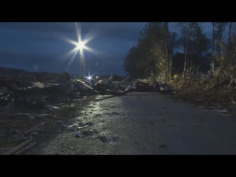 NBC 10 News Today: Live shot of Tornado damage in Union Parish