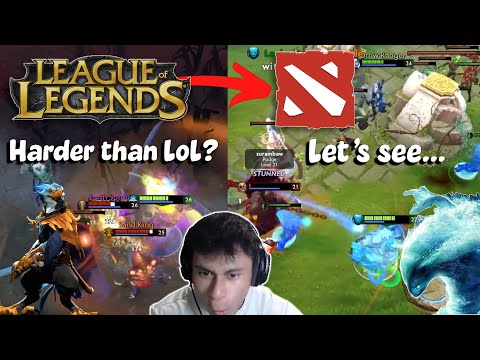 I Finally Played The Hard Heroes in Dota 2... - Challenger LoL Player vs Dota 2