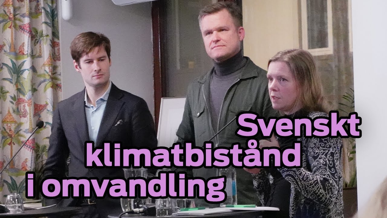 New Report Swedish Climate Aid In Transition Swedev