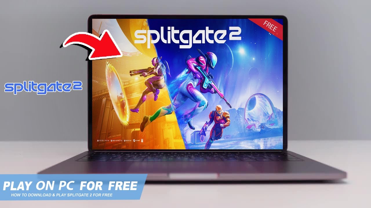 Splitgate 2 Gameplay on PC Laptop