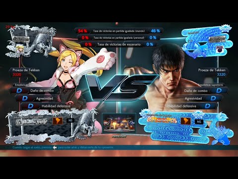 _L7 633_3 Lucky Chloe ( Uchiha x24 ) vs (Jhamil18YT) Law - Tekken 7 Online sin Grafica