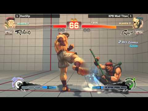 USF4 @ Last Man Standing 1.7 - DanSlip (Rolento) vs KPB Mad Titan (Sagat) [720p/60fps]