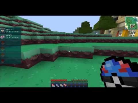 Pixelmon world ep.1.part 1 found a red boss Voltorb