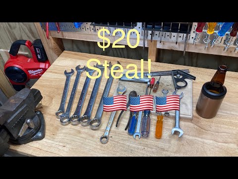 Back at it with another tool haul! Vintage Mac, SK, Williams, Craftsman and more!