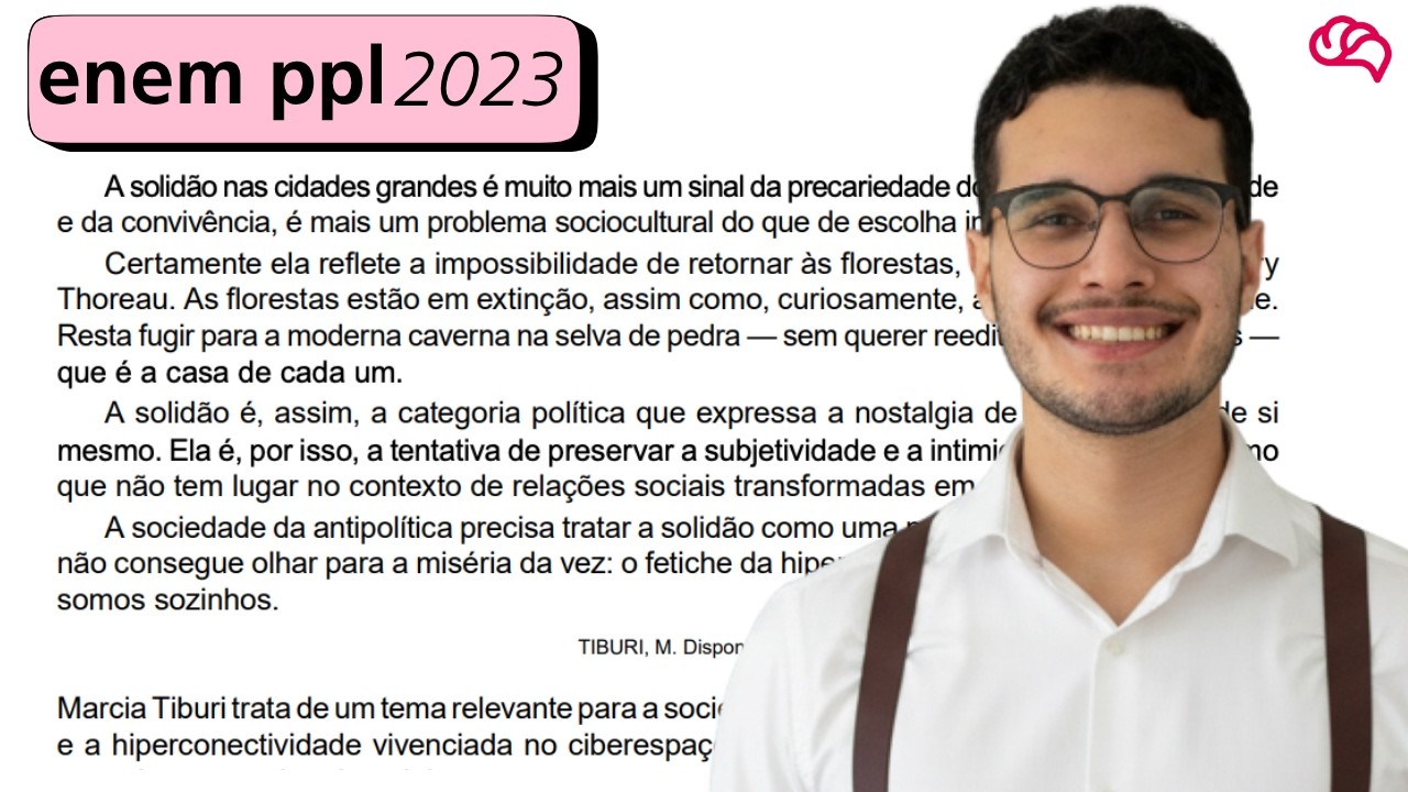 Resolução em Vídeo — Questão 11 ENEM 2023 PPL