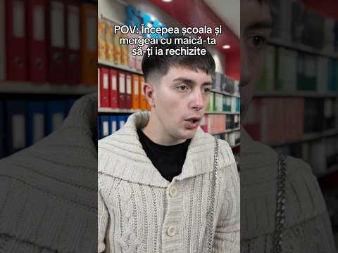 Ați luat rechizite la copii cum a zis doamna, da? 🤣🤣