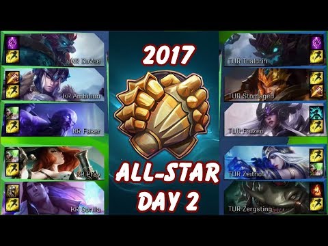 Korea Faker - CuVee - Ambition VS Turkey Thaldrin - Frozen 2017 All Star Day 2 Highlight