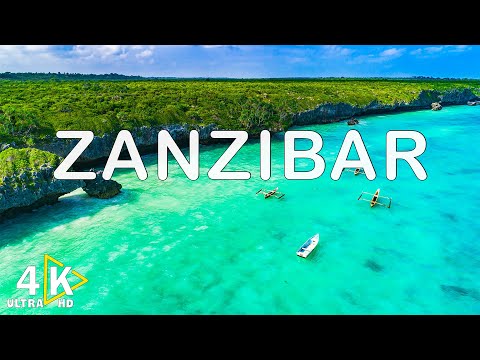ZANZIBAR 4K • Beautiful 4K Nature Scenic Video With Relaxing Music, Calming Music • Amazing Nature