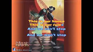 SCOTT BRADLEE &amp; POSTMODERN JUKEBOX FT.ROBYN ADELE ANDERSON-WE CAN&#39;T STOP karaoke