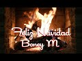 Boney M Feliz Navidad Fireplace Video Christmas Songs