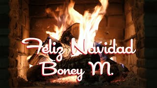 Boney M. – Feliz Navidad (Fireplace Video – Christmas Songs)